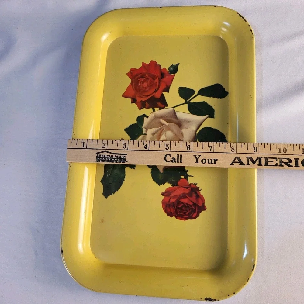 Set of 2 Vintage Rose Flower  9
